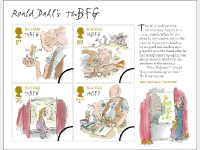 Roald Dahl: Miniature Sheet