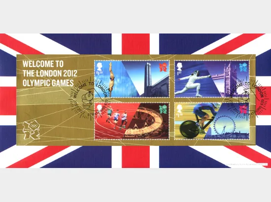 Welcome to the London 2012 Olympic Games: Miniature Sheet