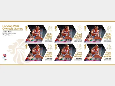 Athletics - Woman’s Heptathlon: Olympic Gold Medal 12: Miniature Sheet
