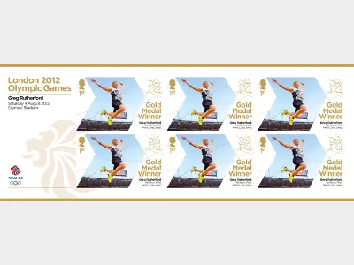 Athletics - Men’s Long Jump: Olympic Gold Medal 13: Miniature Sheet
