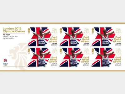 Athletics - Men’s 10,000m: Olympic Gold Medal 14: Miniature Sheet