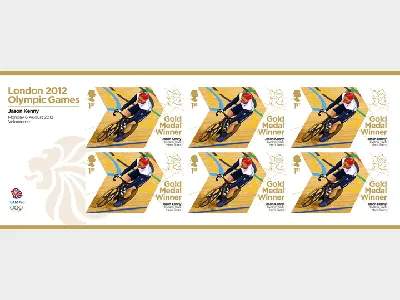 Cycling - Track - Men's Sprint: Olympic Gold Medal 18: Miniature Sheet