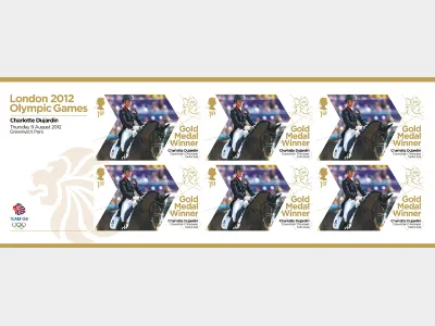 Equestrian - Individual Dressage: Olympic Gold Medal 23: Miniature Sheet