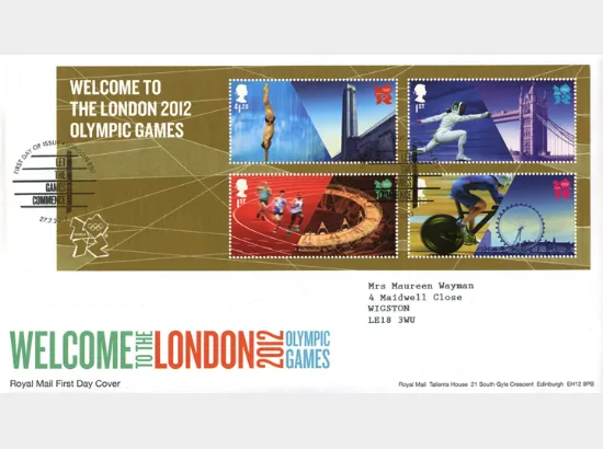 Welcome to the London 2012 Olympic Games: Miniature Sheet