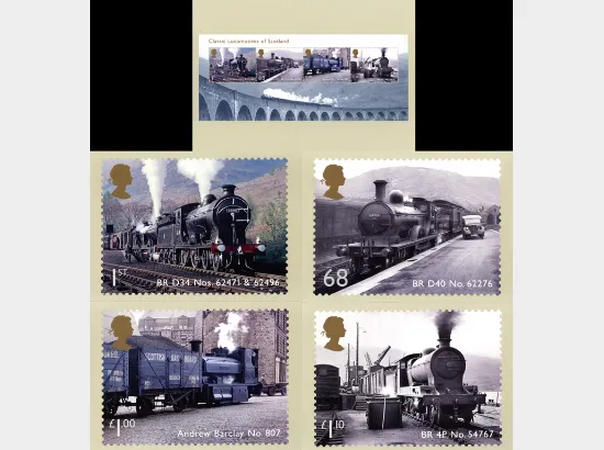 Classic Locomotives: Series No.2: Miniature Sheet