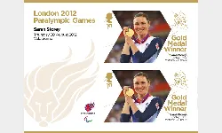 Cycling - Women's Individual C5 Pursuit: Paralympic Gold Medal 1: Miniature Sheet