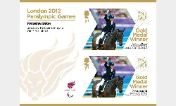 Equestrian - Individual Championship Test Grade II: Paralympic Gold Medal 7: Miniature Sheet