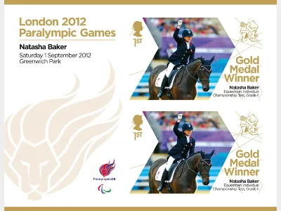 Equestrian - Individual Championship Test Grade II: Paralympic Gold Medal 7: Miniature Sheet