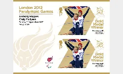 Cycling - Track Men's B Sprint: Paralympic Gold Medal 12: Miniature Sheet
