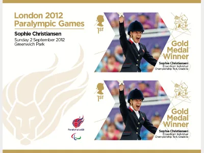 Equestrian - Individual Championship Test Grade 1a: Paralympic Gold Medal 14: Miniature Sheet