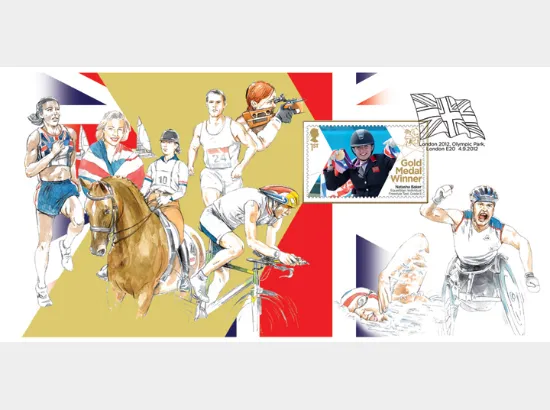 Equestrian - Individual Freestyle test, Grade II: Paralympic Gold Medal 16: Miniature Sheet