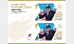 Equestrian - Individual Freestyle test, Grade II: Paralympic Gold Medal 16: Miniature Sheet