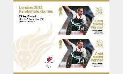 Athletics - Track - Men's 100m T53: Paralympic Gold Medal 18: Miniature Sheet