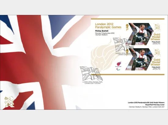Athletics - Track - Men's 100m T53: Paralympic Gold Medal 18: Miniature Sheet
