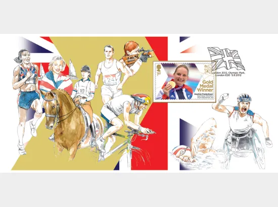 Swimming - Women's 100m Backstroke, S8: Paralympic Gold Medal 20: Miniature Sheet