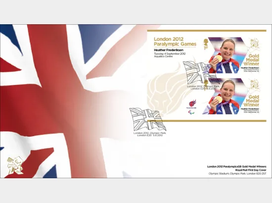 Swimming - Women's 100m Backstroke, S8: Paralympic Gold Medal 20: Miniature Sheet