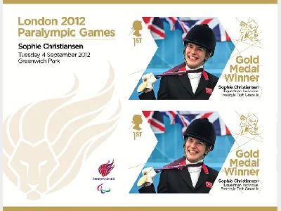 Equestrian - Individual Freestyle Test, Grade Ia: Paralympic Gold Medal 21: Miniature Sheet