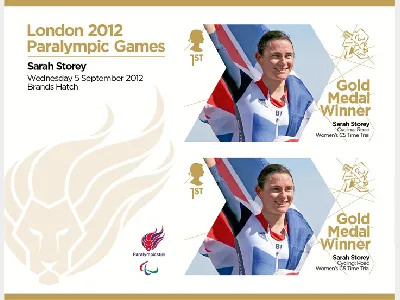 Cycling - Road - Women's C5 Time Trial: Paralympic Gold Medal 23: Miniature Sheet