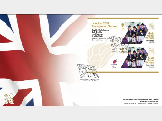 Equestrian - Team - Open: Paralympic Gold Medal 25: Miniature Sheet