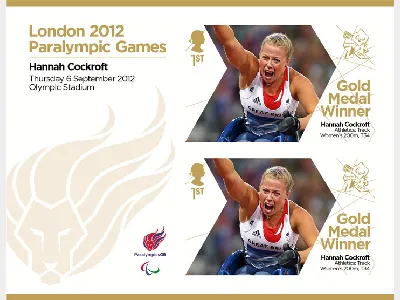 Athletics - Track - Women's 200m, T34: Paralympic Gold Medal 29: Miniature Sheet