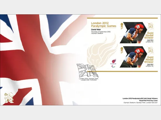Athletics - Track - Men's 800m T54: Paralympic Gold Medal 30: Miniature Sheet