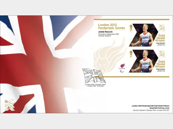 Athletics - Track- Men's100m T44: Paralympic Gold Medal 31: Miniature Sheet