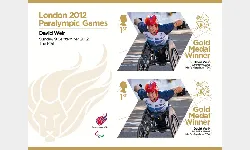 Athletics - Men's Marathon T54: Paralympic Gold Medal 34: Miniature Sheet