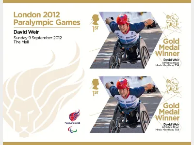 Athletics - Men's Marathon T54: Paralympic Gold Medal 34: Miniature Sheet