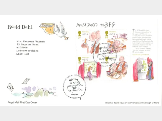 Roald Dahl: Miniature Sheet