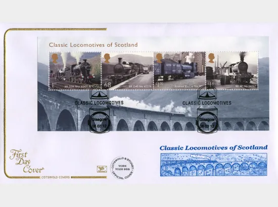 Classic Locomotives: Series No.2: Miniature Sheet