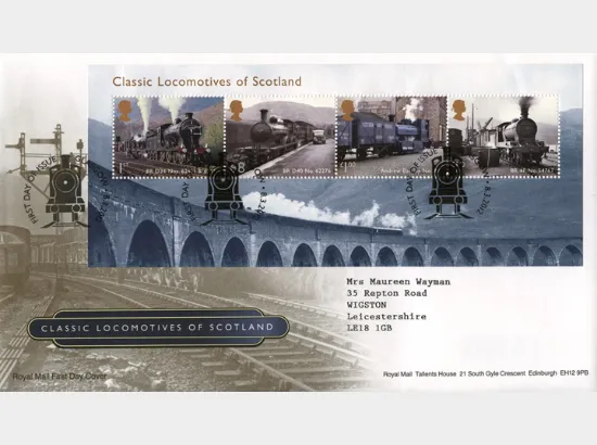 Classic Locomotives: Series No.2: Miniature Sheet