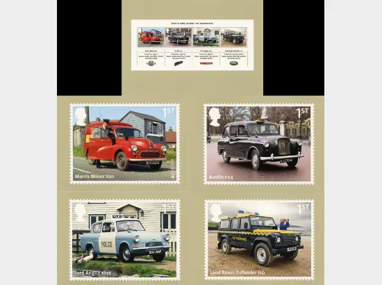 British Auto Legends: Miniature Sheet