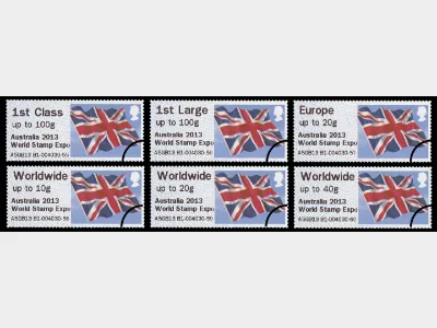 Australia World Stamp Expo Flag