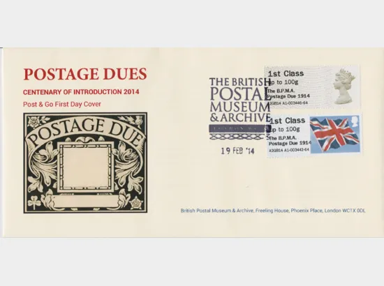 BPMA Postage Dues Flag