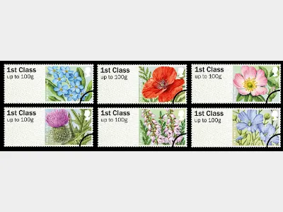 British Flora: Series No.2, Symbolic Flowers