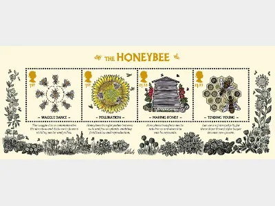 Bees: Miniature Sheet