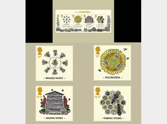 Bees: Miniature Sheet