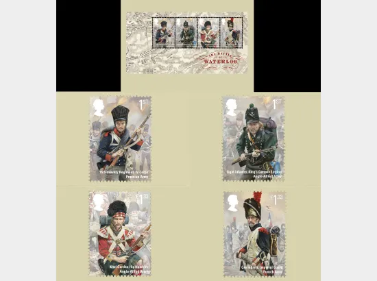 Battle of Waterloo: Miniature Sheet