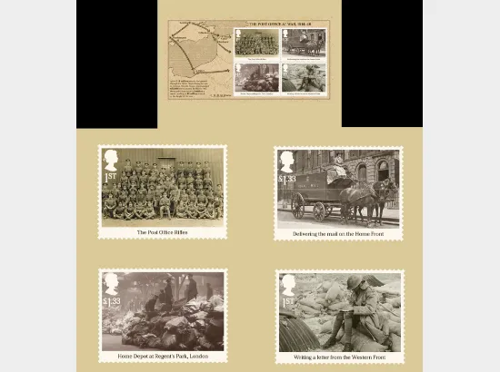 The Great War: Miniature Sheet