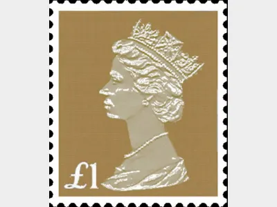 Machin Golden Anniversary: (MS) £1 Gold