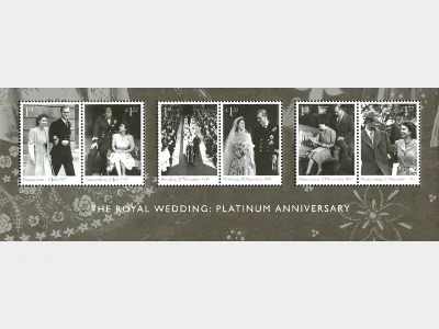 Platinum Wedding: Miniature Sheet