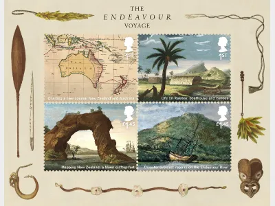 Captain James Cook: Miniature Sheet