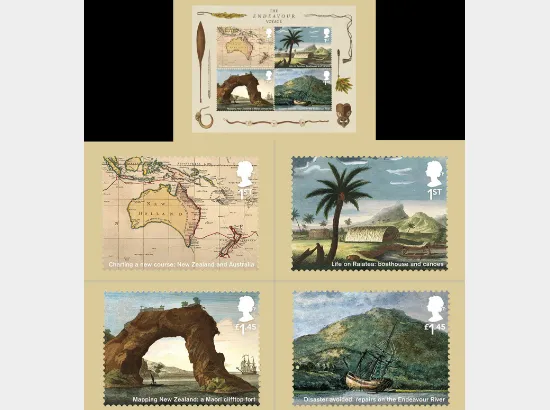 Captain James Cook: Miniature Sheet