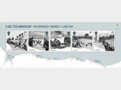 D-Day: Miniature Sheet