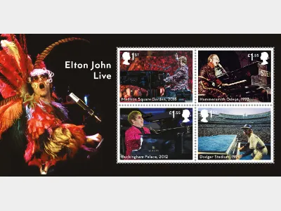 Elton John: Miniature Sheet