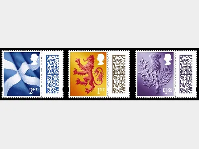 Scotland 2nd, 1st, £1.85 (Barcoded)