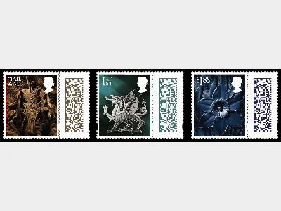 Wales 2nd, 1st, £1.85 (Barcoded)