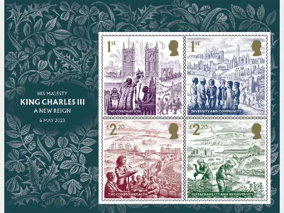 Charles III New Reign: Miniature Sheet