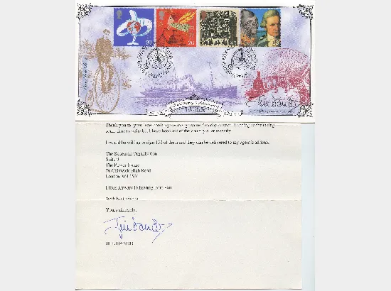 Jill Dando - Tv Presenter - Signed Cover & Letter