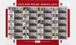England Rugby Heroes [Customised Sheet]